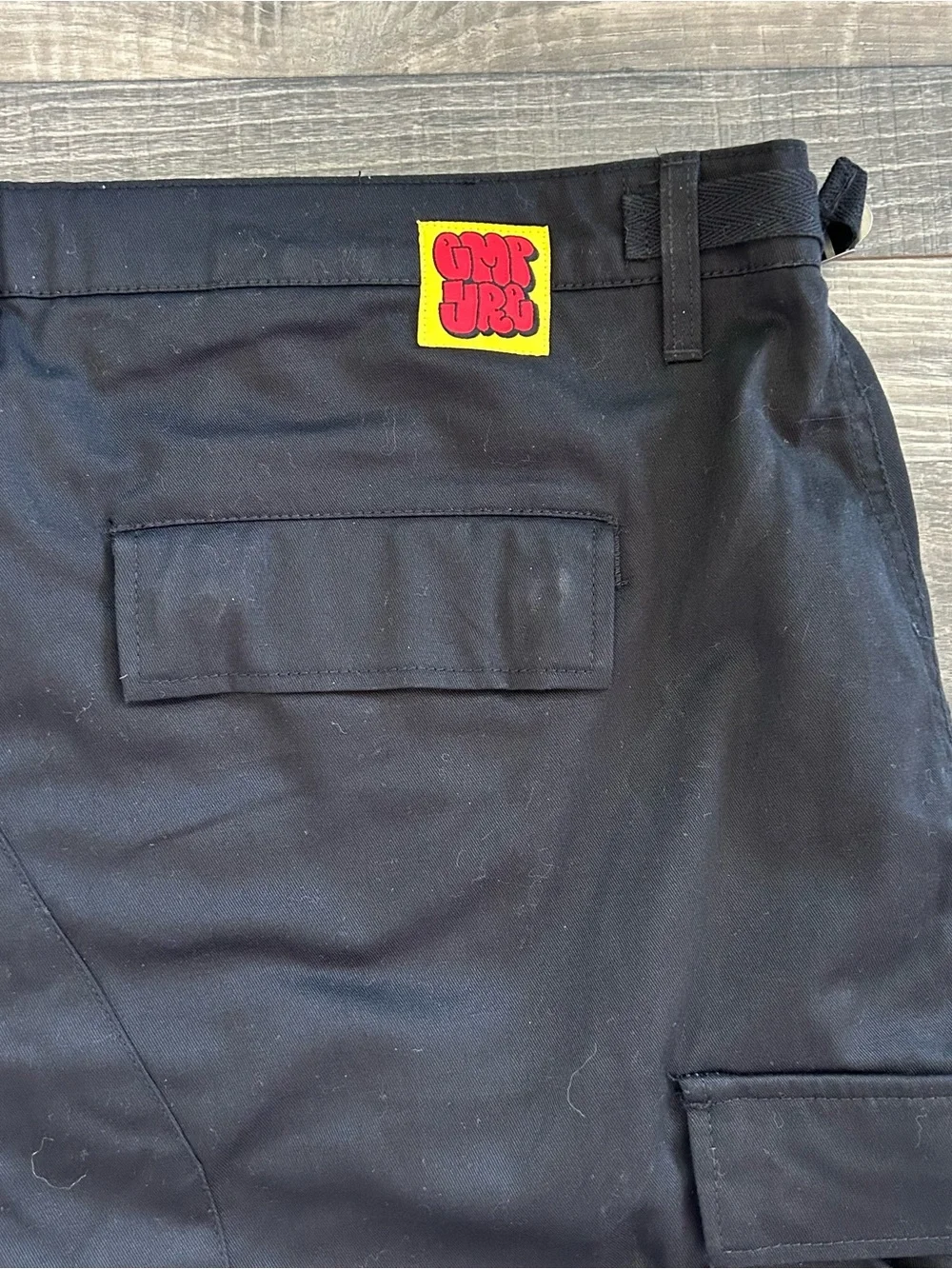 Empyre Relax Cargo Pants Men’s 38 42x31 Black Skate Chino Button Fly Y2K